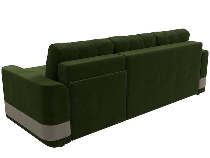 Угловой диван Честер, Зеленый/бежевый (вельвет) в Тюмени - изображение 8
