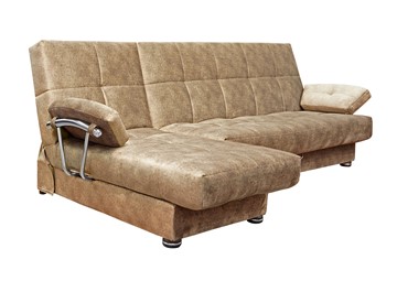Угловой диван Милана 6 ДУ с хром. подлокотниками, НПБ в Ишиме