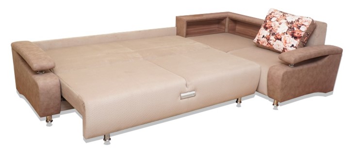 Угловой диван Престиж-15 люкс с полкой (НПБ) в Заводоуковске - изображение 1