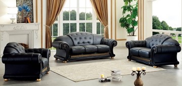 Прямой диван Versace (3-х местный) black в Тюмени - предосмотр 3