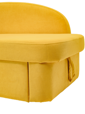 Диван-кровать левая Тедди желтый в Заводоуковске - изображение 3