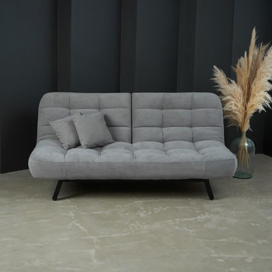 Прямой диван Абри, опора металл. велюр серый в Тюмени - изображение 26