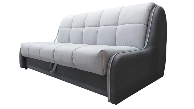 Прямой диван Аккордеон-Кант 1,55, полоска (ППУ) в Заводоуковске - изображение 1