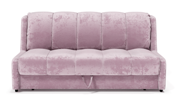 Прямой диван Аккордеон-Кровать 1,55 с каретной утяжкой, полоска (ППУ) в Тюмени - предосмотр