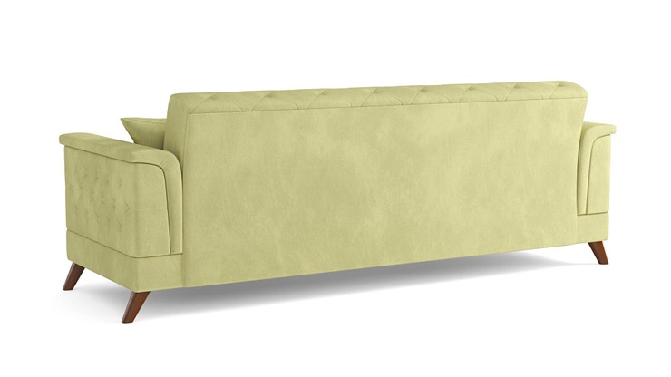 Прямой диван Амарант, велюр тенерифе нефрит в Заводоуковске - изображение 2