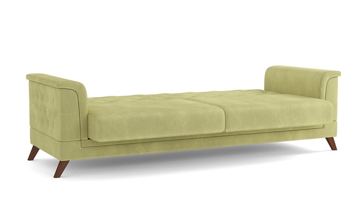 Прямой диван Амарант, велюр тенерифе нефрит в Заводоуковске - изображение 1