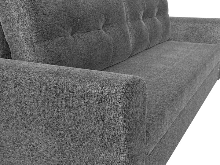Прямой диван Амстердам лайт, Серый (рогожка) в Заводоуковске - изображение 3