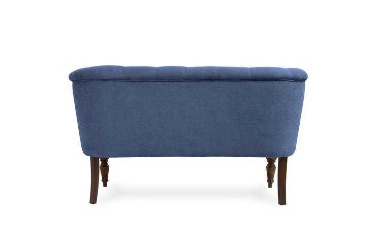 Прямой диван Бриджит синий ножки коричневые в Заводоуковске - изображение 6