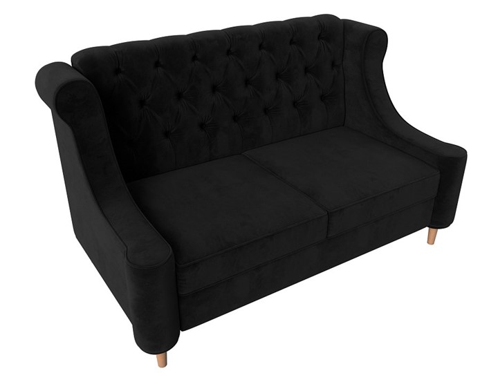 Прямой диван Бронкс, Черный (Велюр) в Заводоуковске - изображение 4