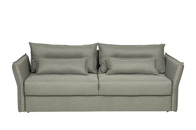 Прямой диван Бруклин 3-х местный, жаккард тесла серый в Заводоуковске - изображение 2