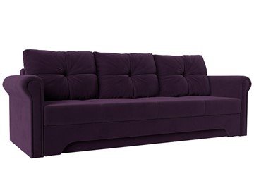 Прямой диван Европа боннель, Фиолетовый (Велюр) в Заводоуковске