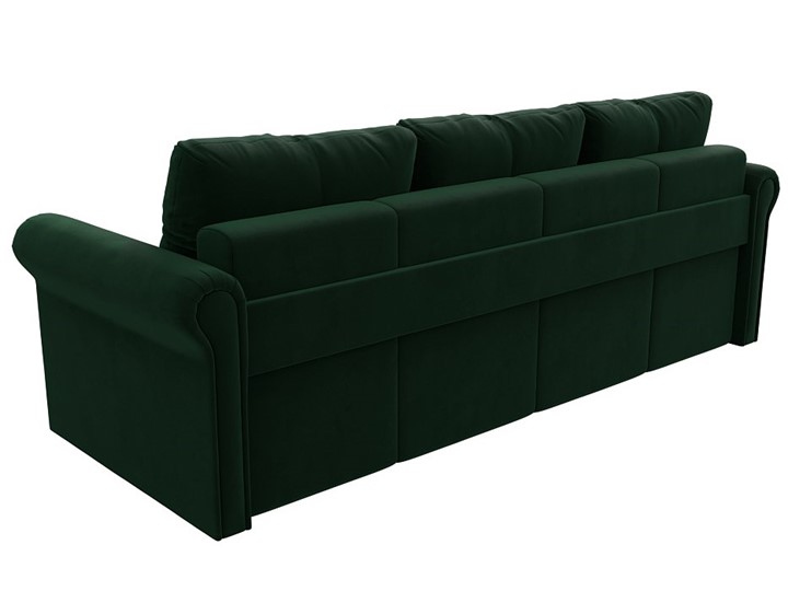 Прямой диван Европа боннель, Зеленый (Велюр) в Заводоуковске - изображение 3
