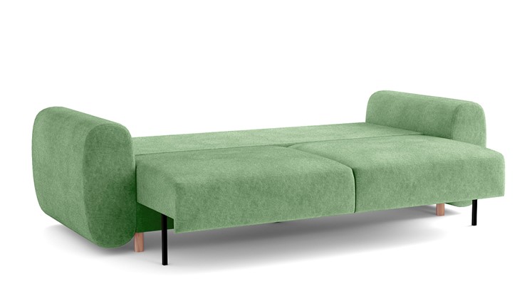 Прямой диван Фабио, велюр киото олива в Заводоуковске - изображение 1