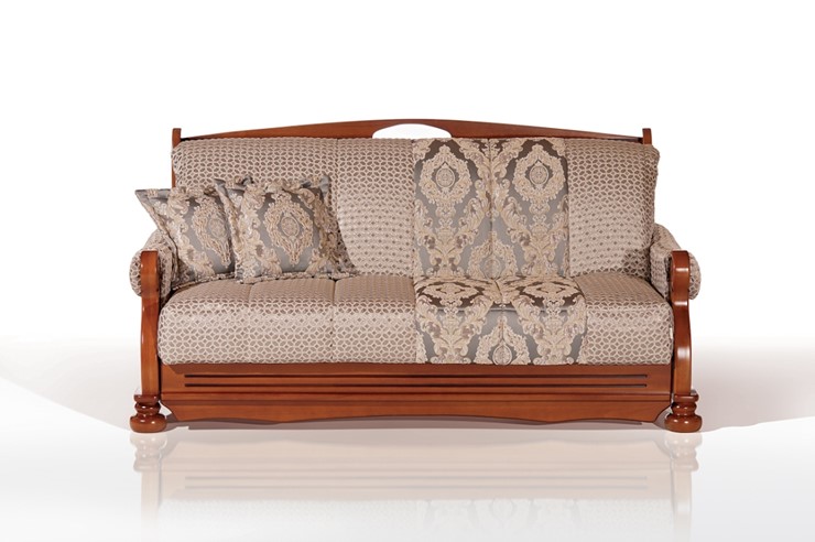 Прямой диван Фрегат 02-130 ППУ в Тюмени - изображение 1