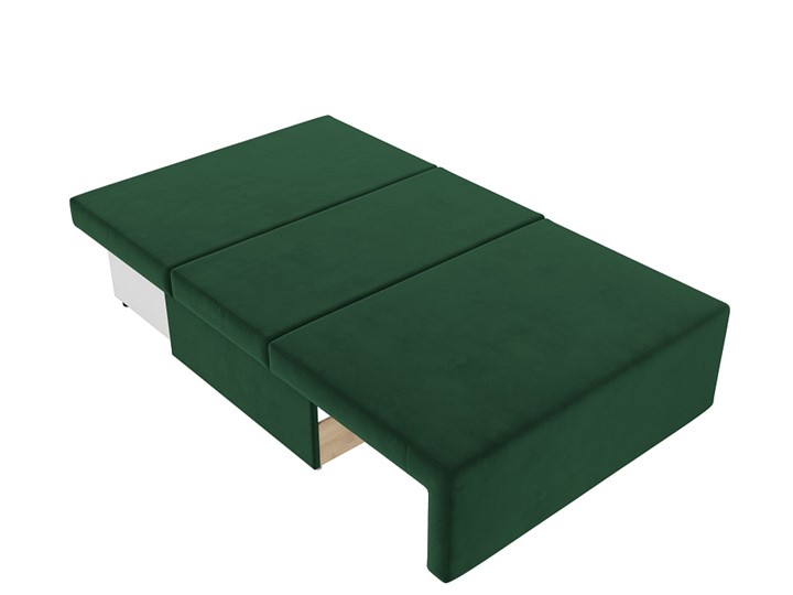 Прямой диван Лагуна, Зеленый/Бежевый (Велюр) в Заводоуковске - изображение 2