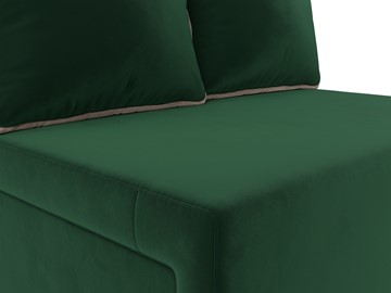 Прямой диван Лагуна, Зеленый/Бежевый (Велюр) в Тюмени - предосмотр 6