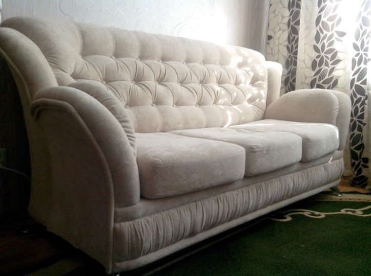 Прямой диван Лера 2000х950 мм (механизм бельгийка) в Тюмени - изображение 4