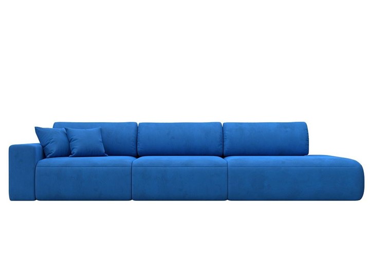 Прямой диван Лига-036 Модерн Лонг, Голубой (велюр) в Тюмени - изображение 9