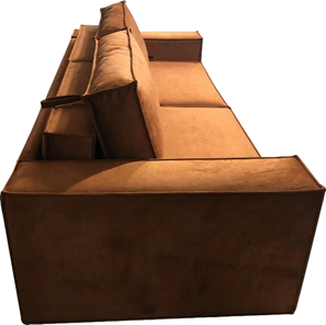 Прямой диван Лофт БЛ2-БП2 (Ремни/Еврокнижка) в Тюмени - предосмотр 4