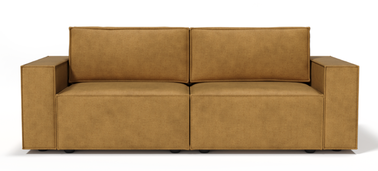 Прямой диван Лофт БЛ2-БП2 (Ремни/Еврокнижка) в Тюмени - изображение 7