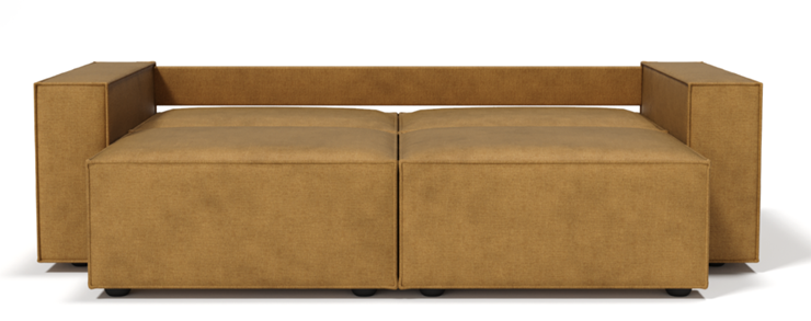 Прямой диван Лофт БЛ2-БП2 (Ремни/Еврокнижка) в Тюмени - изображение 9