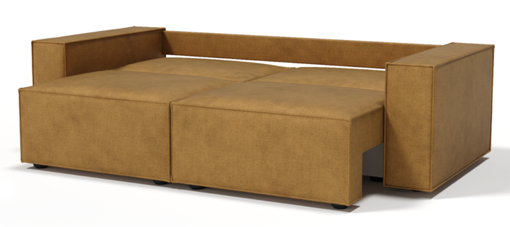 Прямой диван Лофт БЛ2-БП2 (Ремни/Еврокнижка) в Заводоуковске - изображение 10