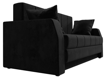 Прямой диван Малютка, Черный (велюр) в Тюмени - предосмотр 4