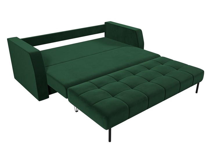 Прямой диван Малютка, Зеленый (велюр) в Тюмени - изображение 1