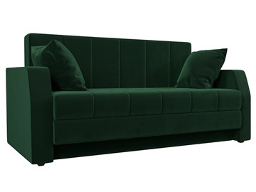 Прямой диван Малютка, Зеленый (велюр) в Заводоуковске - предосмотр
