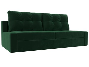 Раскладной прямой диван Мартин, Зеленый (велюр) в Заводоуковске