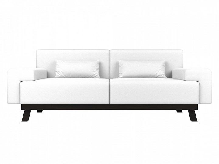 Прямой диван Мюнхен, Белый (экокожа) в Заводоуковске - изображение 1