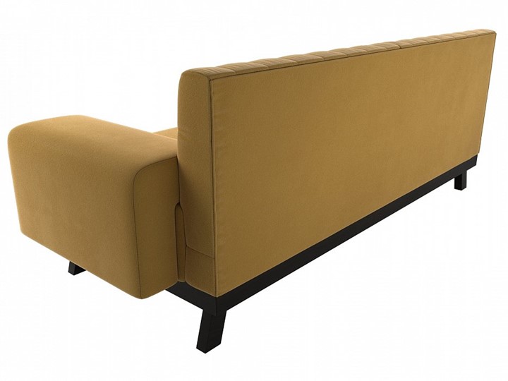 Прямой диван Мюнхен Люкс, Желтый (Микровельвет) в Заводоуковске - изображение 5