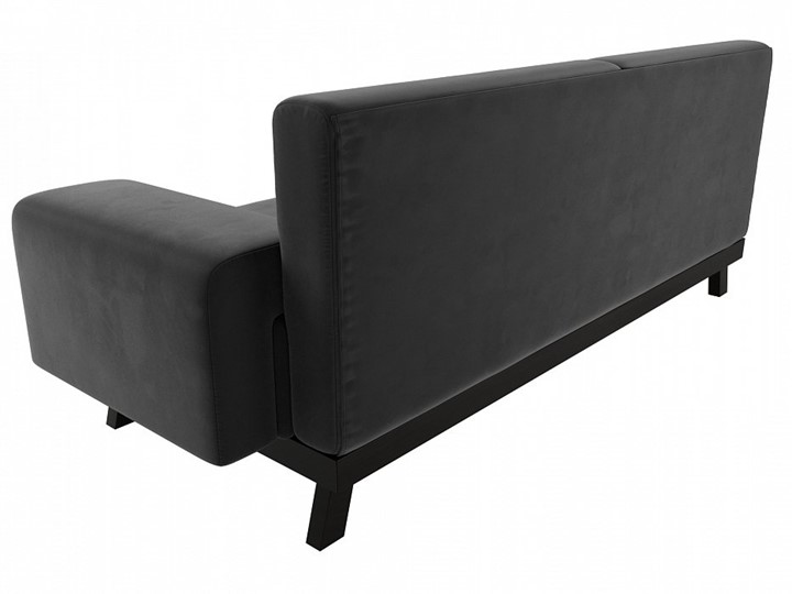 Прямой диван Мюнхен, Серый (велюр) в Заводоуковске - изображение 5