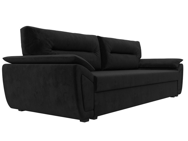 Прямой диван Нэстор Лайт, Черный (велюр) в Заводоуковске - изображение 6