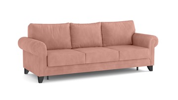Прямой диван Орландо, велюр аватар розовый 305 в Тюмени