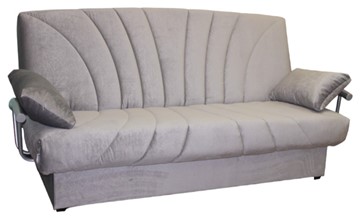 Прямой диван Hit-Divan Рио с металлическими подлокотниками в Заводоуковске