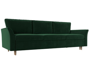 Прямой диван София, Зеленый (Велюр) в Тюмени