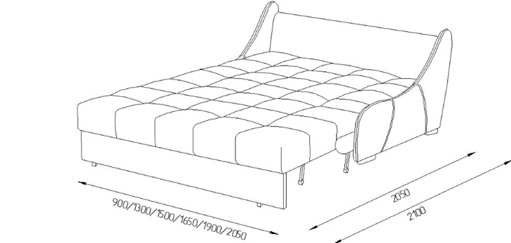 Прямой диван Токио 130 (ППУ) в Заводоуковске - изображение 12
