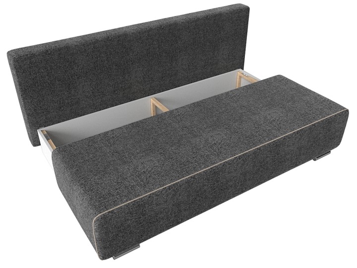 Прямой диван Уно, Серый/Бежевый (рогожка) в Заводоуковске - изображение 5