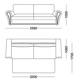 Прямой диван Виктория 3 подушки в Заводоуковске - предосмотр 4