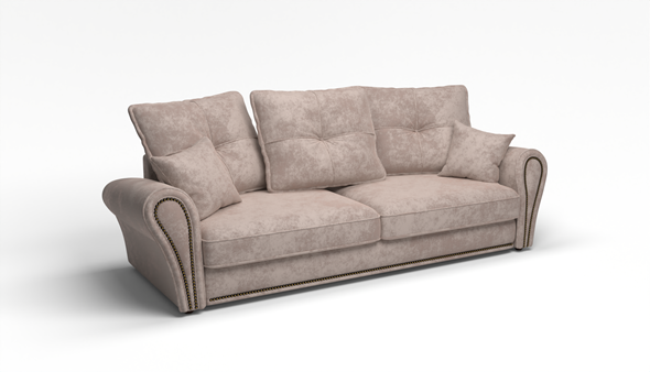 Прямой диван Виктория 3 подушки в Тюмени - изображение