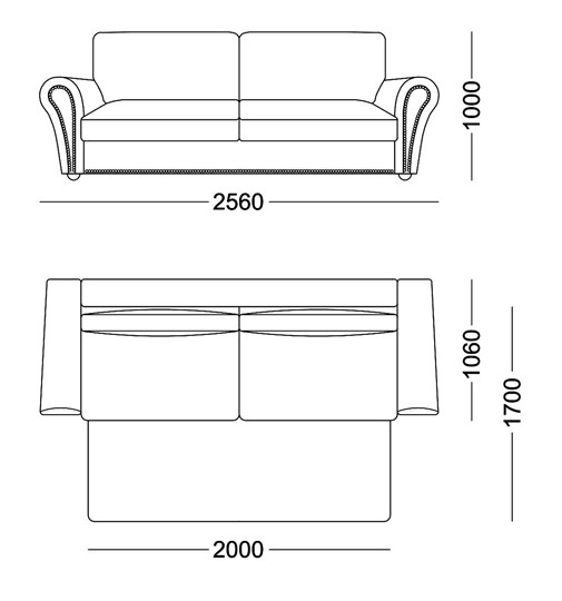 Прямой диван Виктория 3 подушки в Заводоуковске - изображение 4