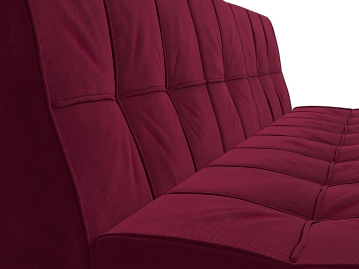 Прямой диван Винсент, Бордовый (микровельвет) в Заводоуковске - изображение 5