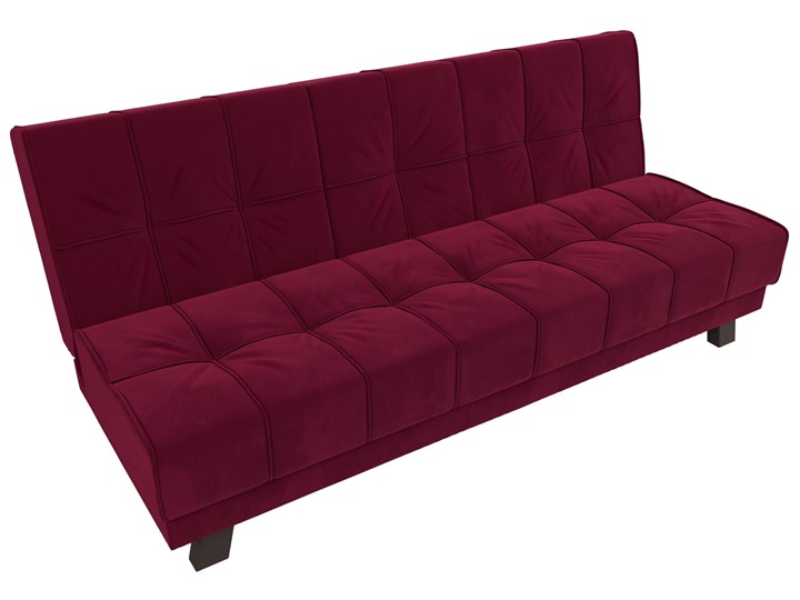 Прямой диван Винсент, Бордовый (микровельвет) в Заводоуковске - изображение 6