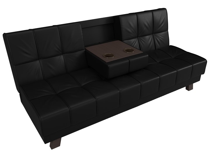 Прямой диван Винсент, Черный (экокожа) в Заводоуковске - изображение 7