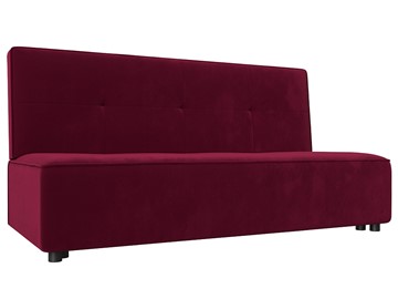 Прямой диван Зиммер, Бордовый (микровельвет) в Тюмени - предосмотр
