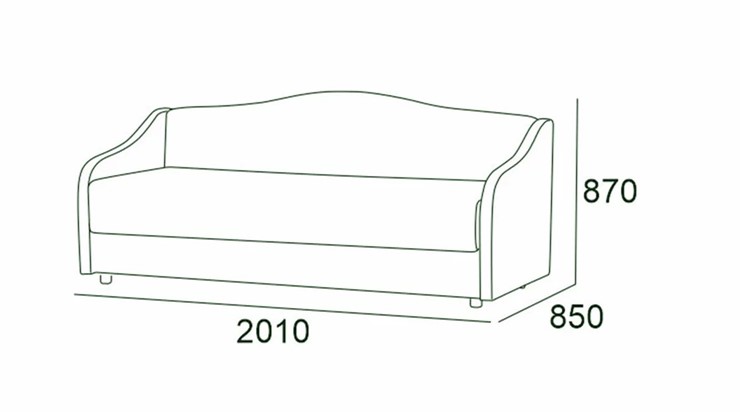 Прямой диван Либерти 1 БД в Заводоуковске - изображение 17