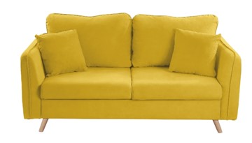 Мягкий диван Бертон желтый в Ишиме