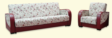Мебельный комплект Элегия 5, диван + кресло в Тюмени