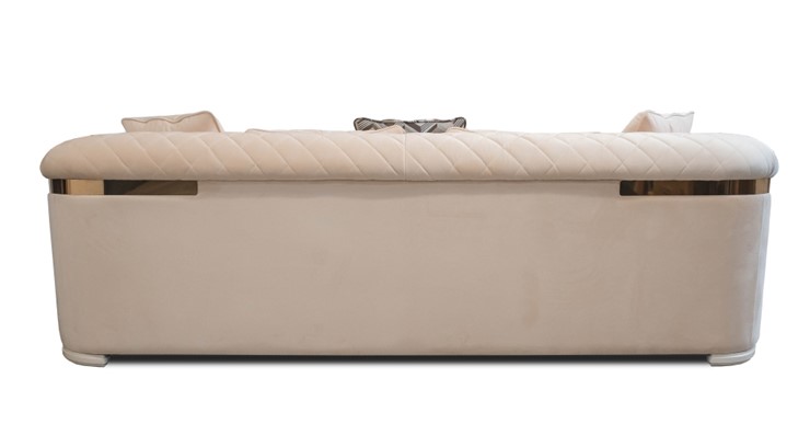 Прямой диван Бурже, с металлическим декором в Тюмени - изображение 2